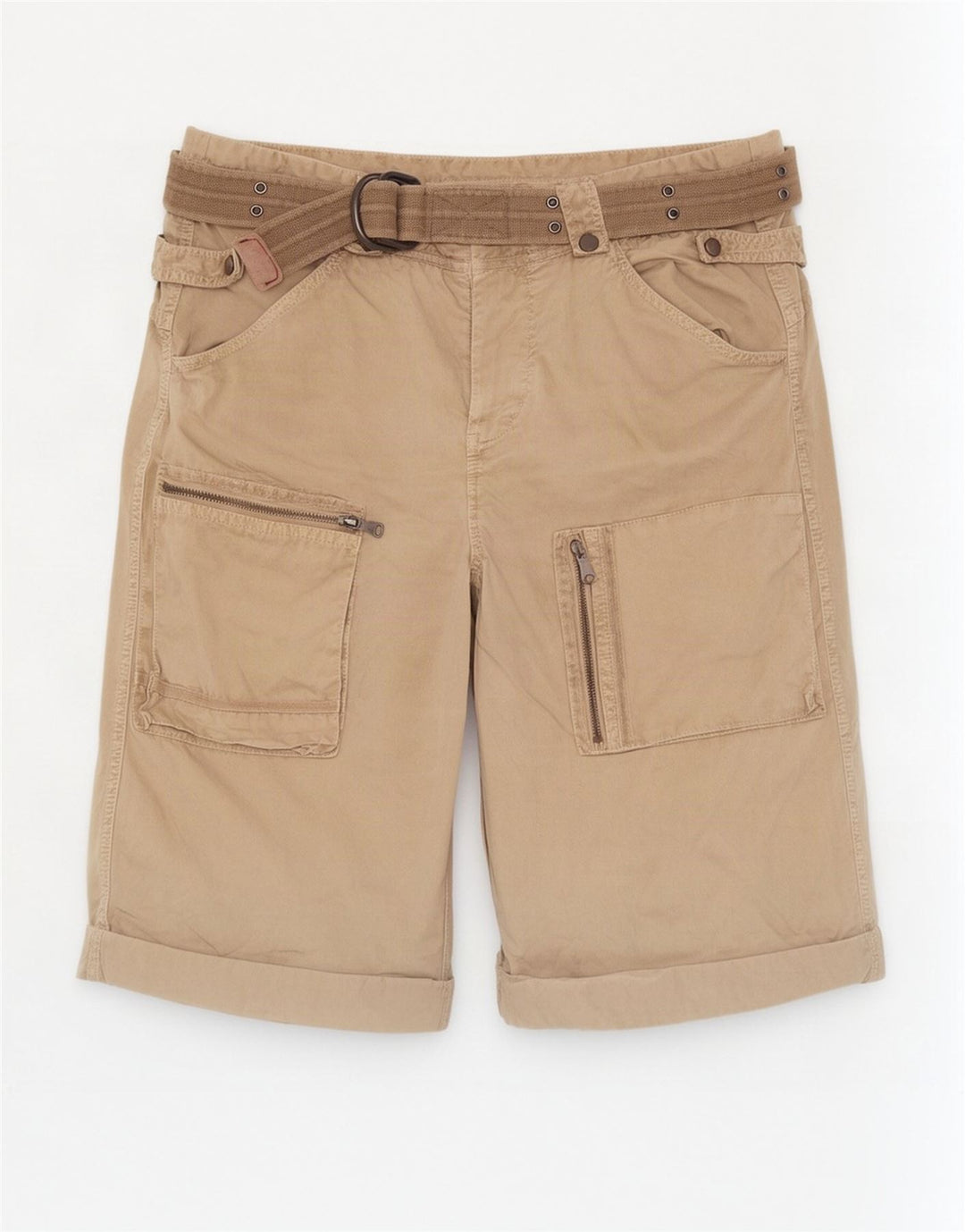 Gaudi Short Cargo Homme IT 52 XL W38 Coton Beige