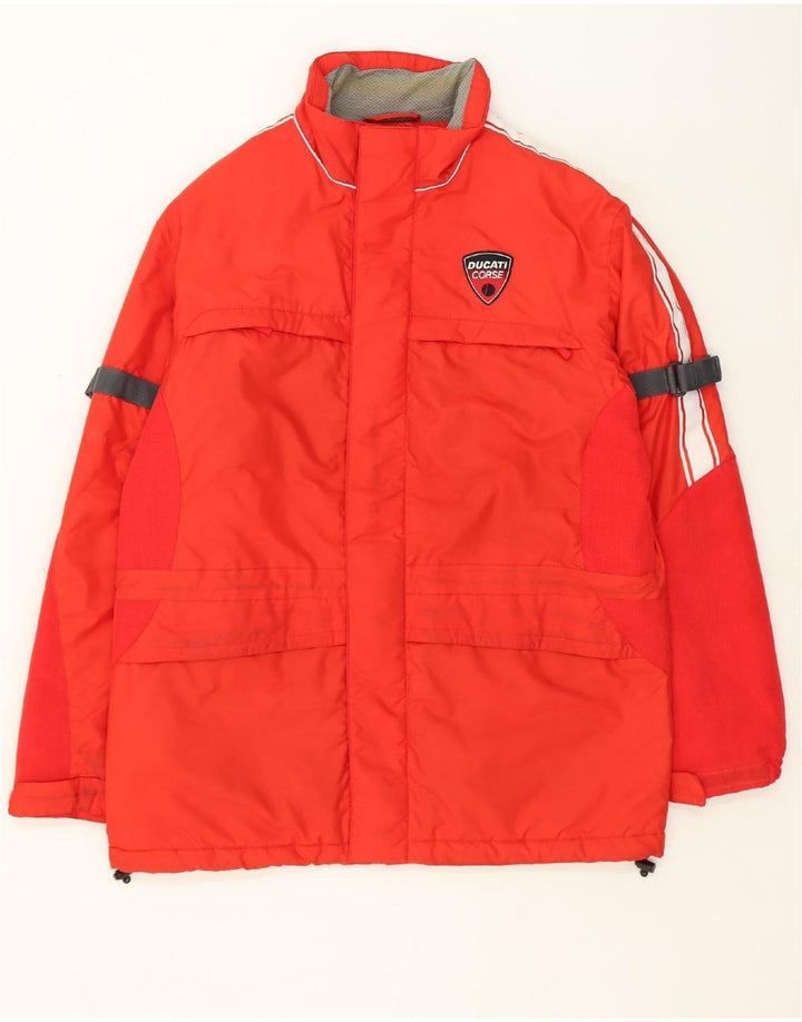 FILA Mens Windbreaker Jacket UK 40 Large Red Vintage Fila and Second-Hand Fila from Messina Hembry 