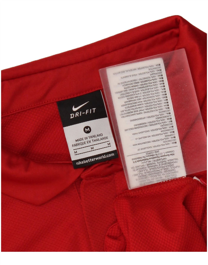 Nike Polo Dri Fit Homme Rouge Moyen Polyester