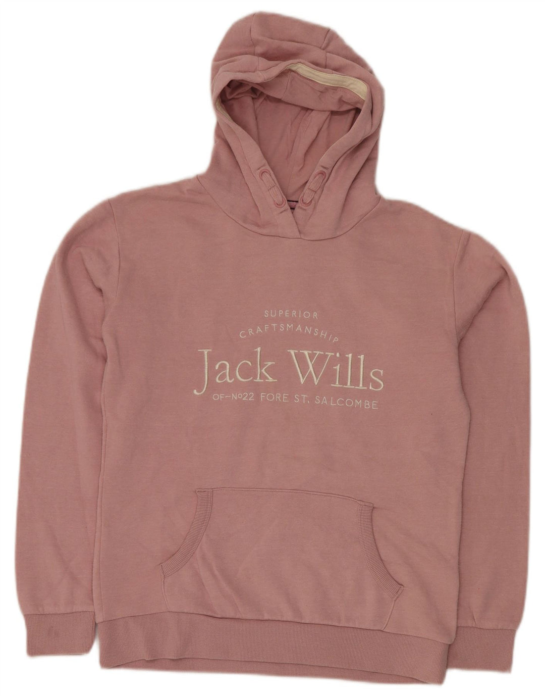 JACK WILLS Pull à capuche graphique fille 14-15 ans Rose Coton