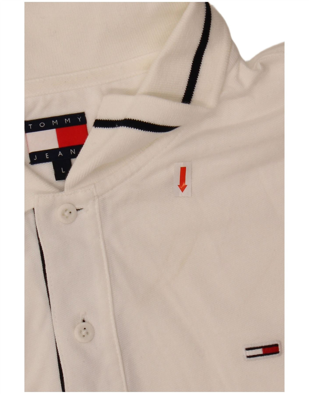 Tommy Hilfiger Polo Homme Grand Blanc Coton