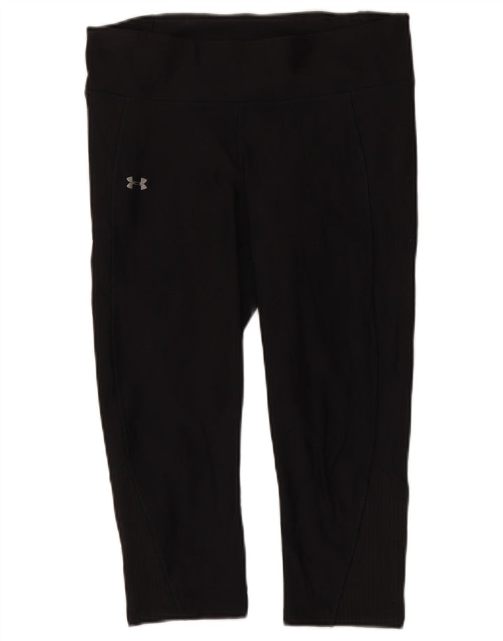 Under Armour Legging Capri Femme UK 14 Large Noir