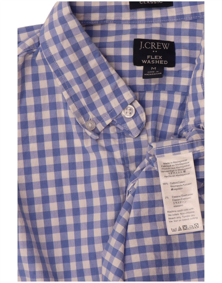 J. CREW Chemise classique pour homme en coton vichy bleu moyen
