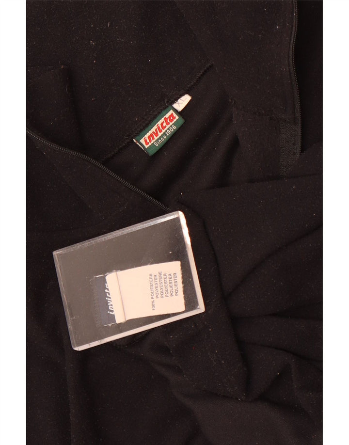 Invicta Pull polaire à col zippé pour homme XL Noir Polyester