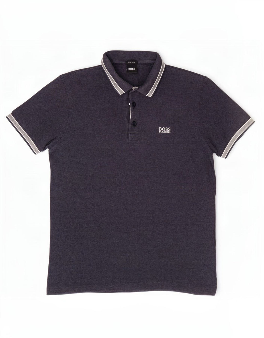 Hugo Boss Polo Regular Fit Bleu Marine Moyen Coton