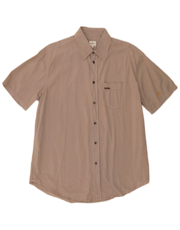 Calvin Klein Jeans Chemise à manches courtes pour homme en coton beige