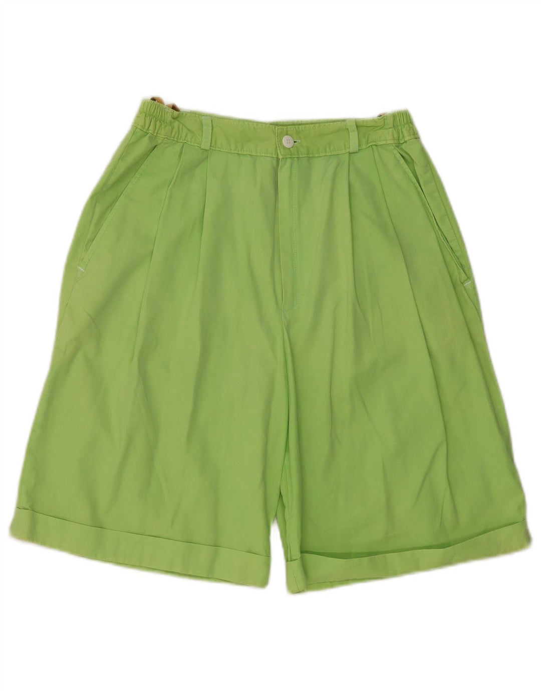 C & A Short chino taille haute pour femme EU 40 Medium W26 Coton vert