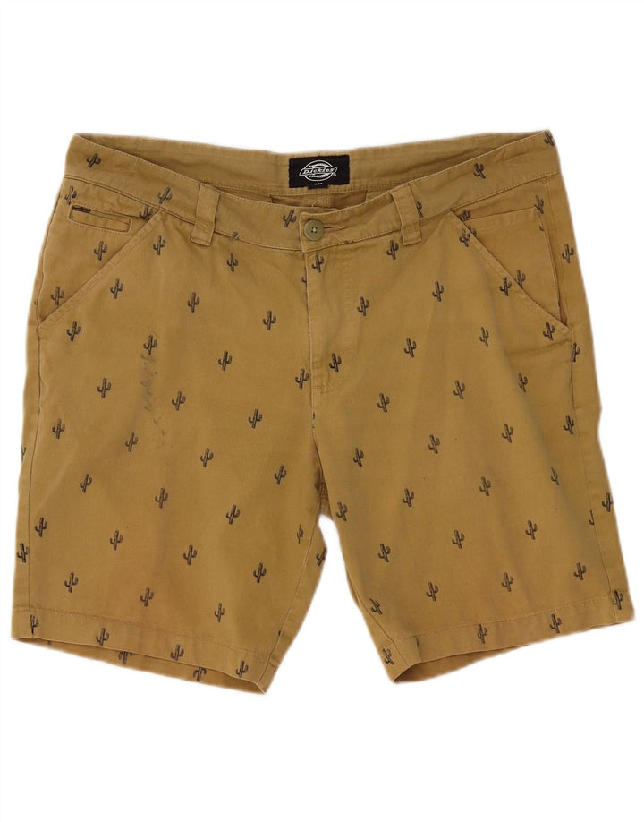 DICKIES Short Chino Homme W34 Large Beige Tacheté Coton
