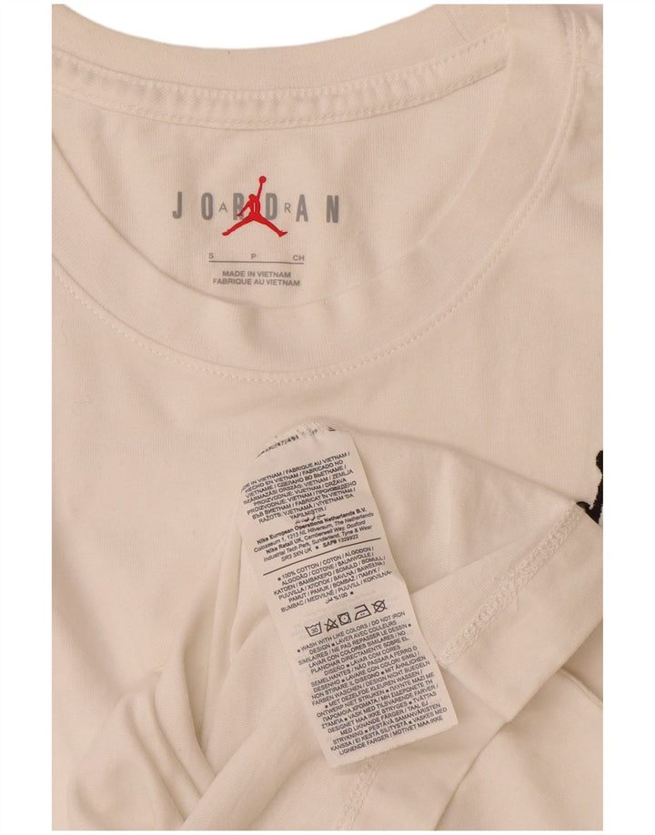 Jordan T-shirt pour homme en coton blanc Petit