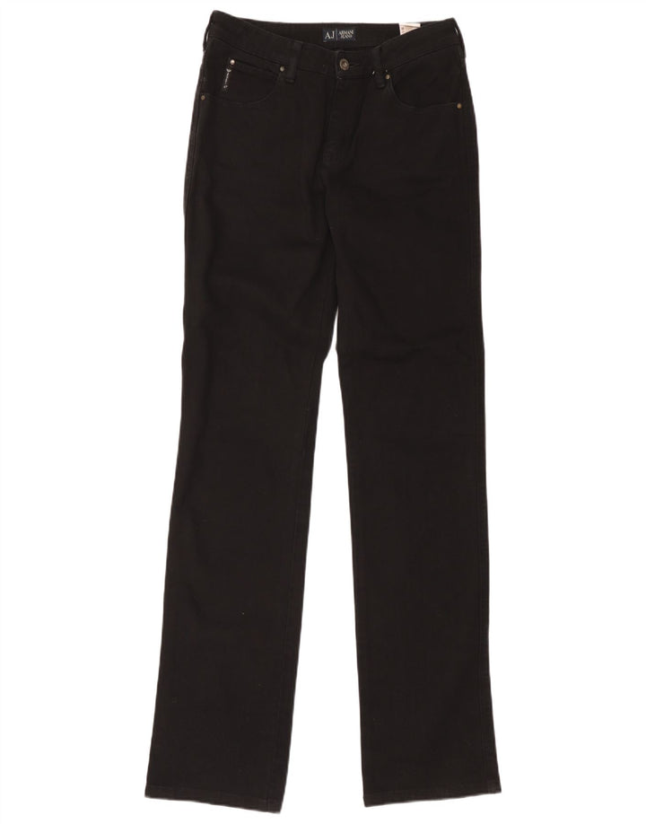 Armani Femme Jean Droit W29 L33 Coton Noir