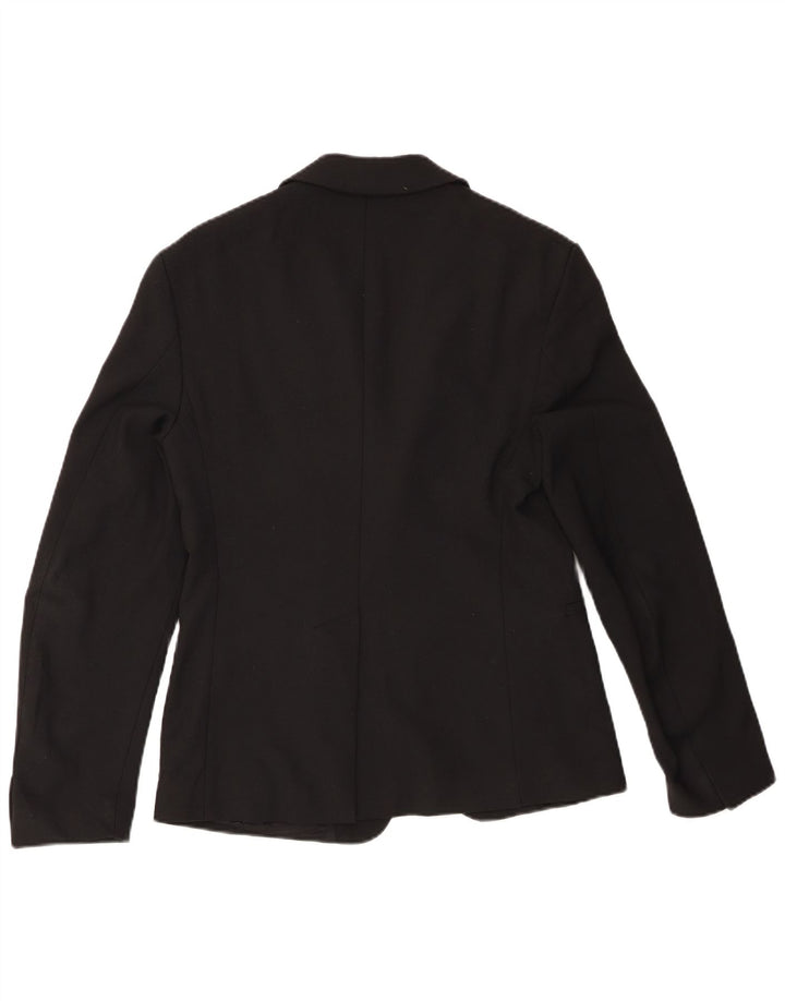 Zara Veste Blazer 1 Bouton Homme EU 46 Petit Noir