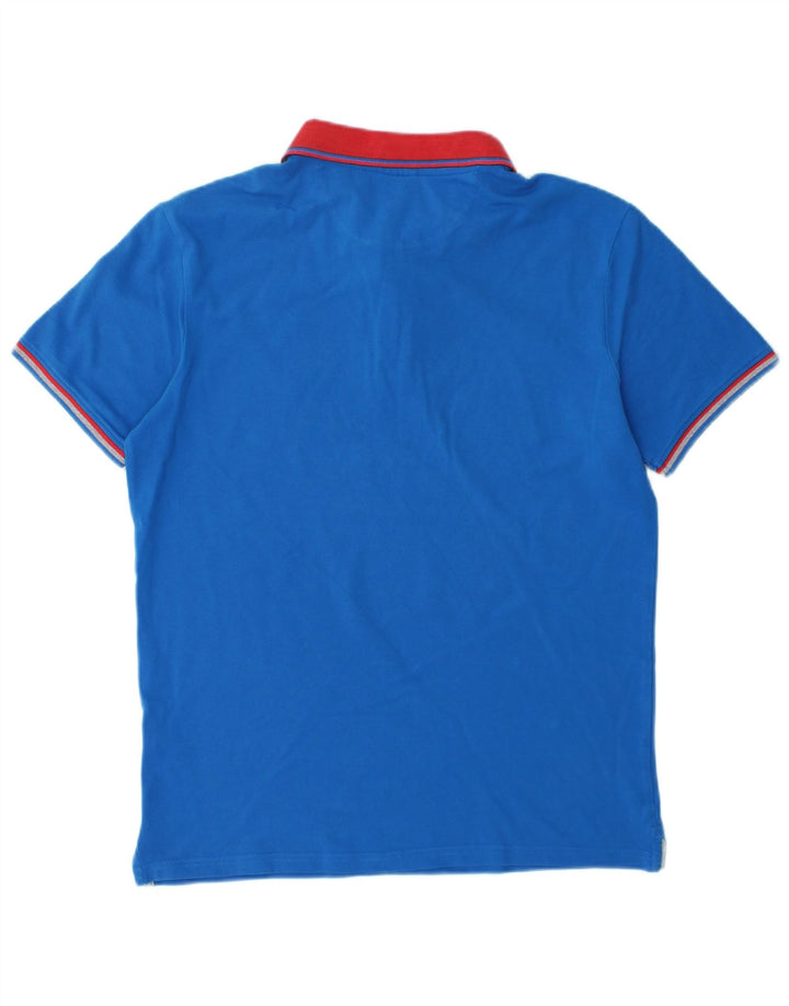 CHAMPION Mens Polo Shirt Large Blue