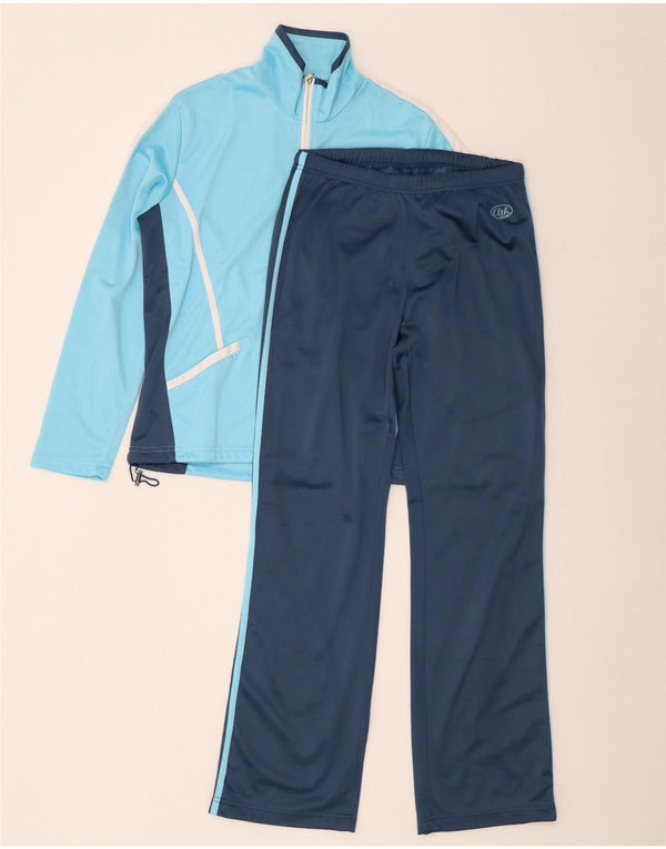 F.LLI Campagnolo Survêtement Complet Femme IT 48 XL Bleu Colorblock Polyester