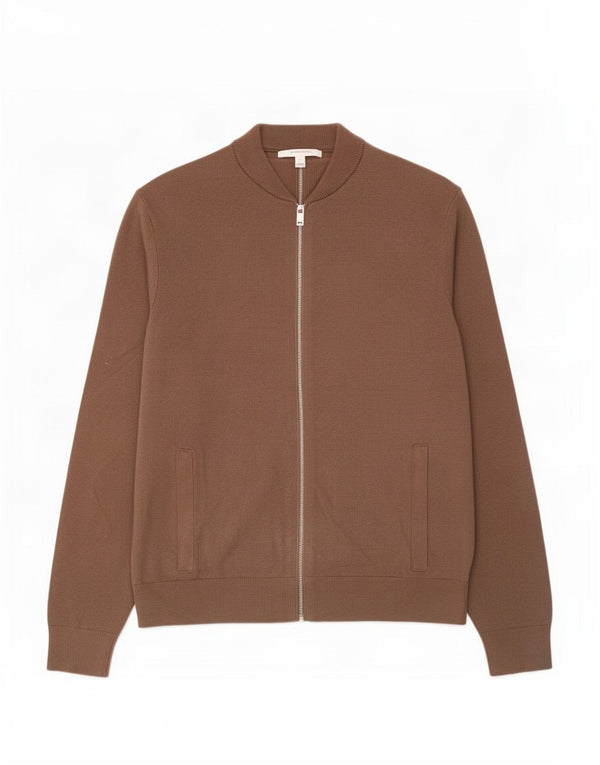 Marks & Spencer Cardigan pour homme en coton marron Taille L