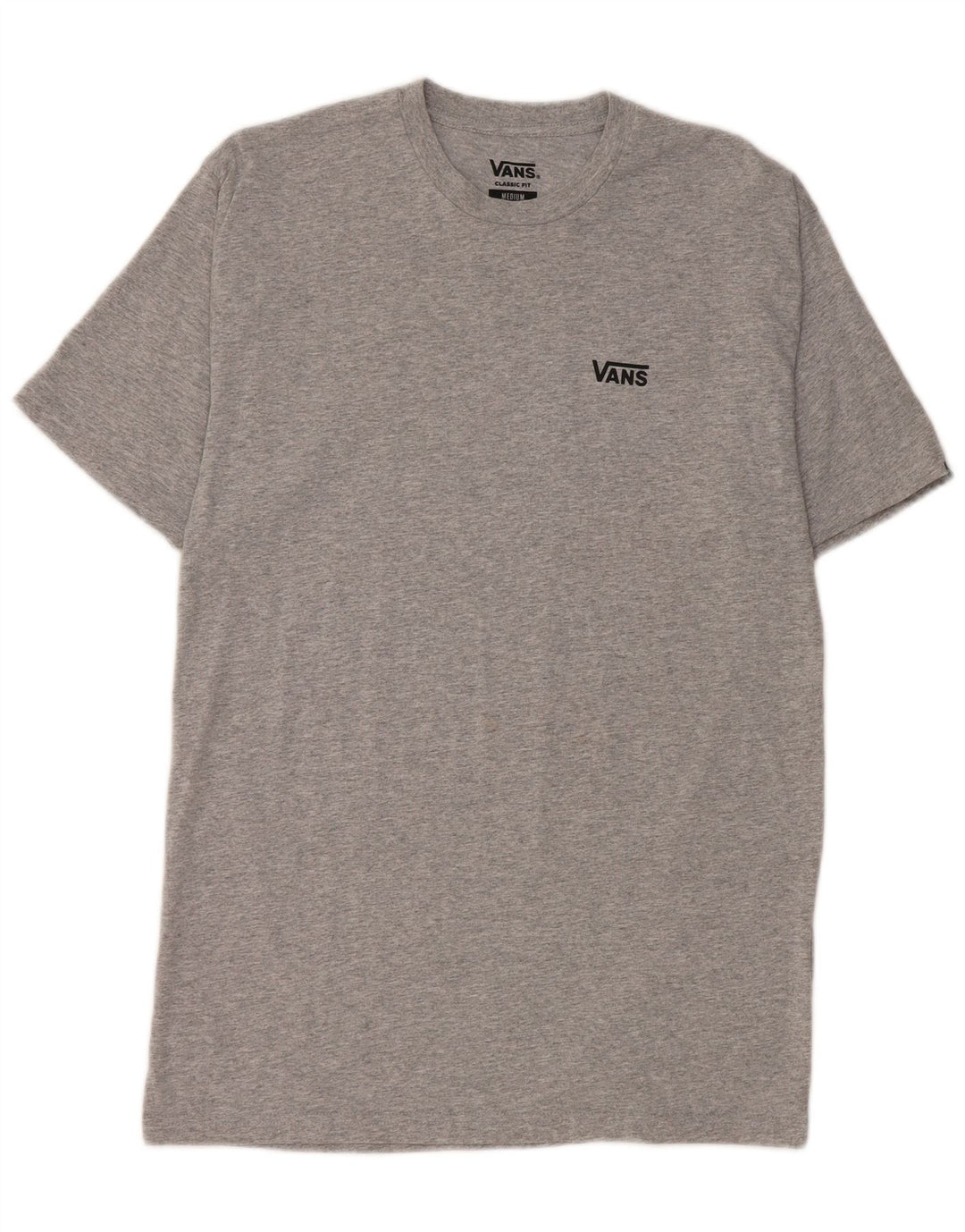 VANS T-shirt coupe classique pour homme en coton moucheté gris moyen
