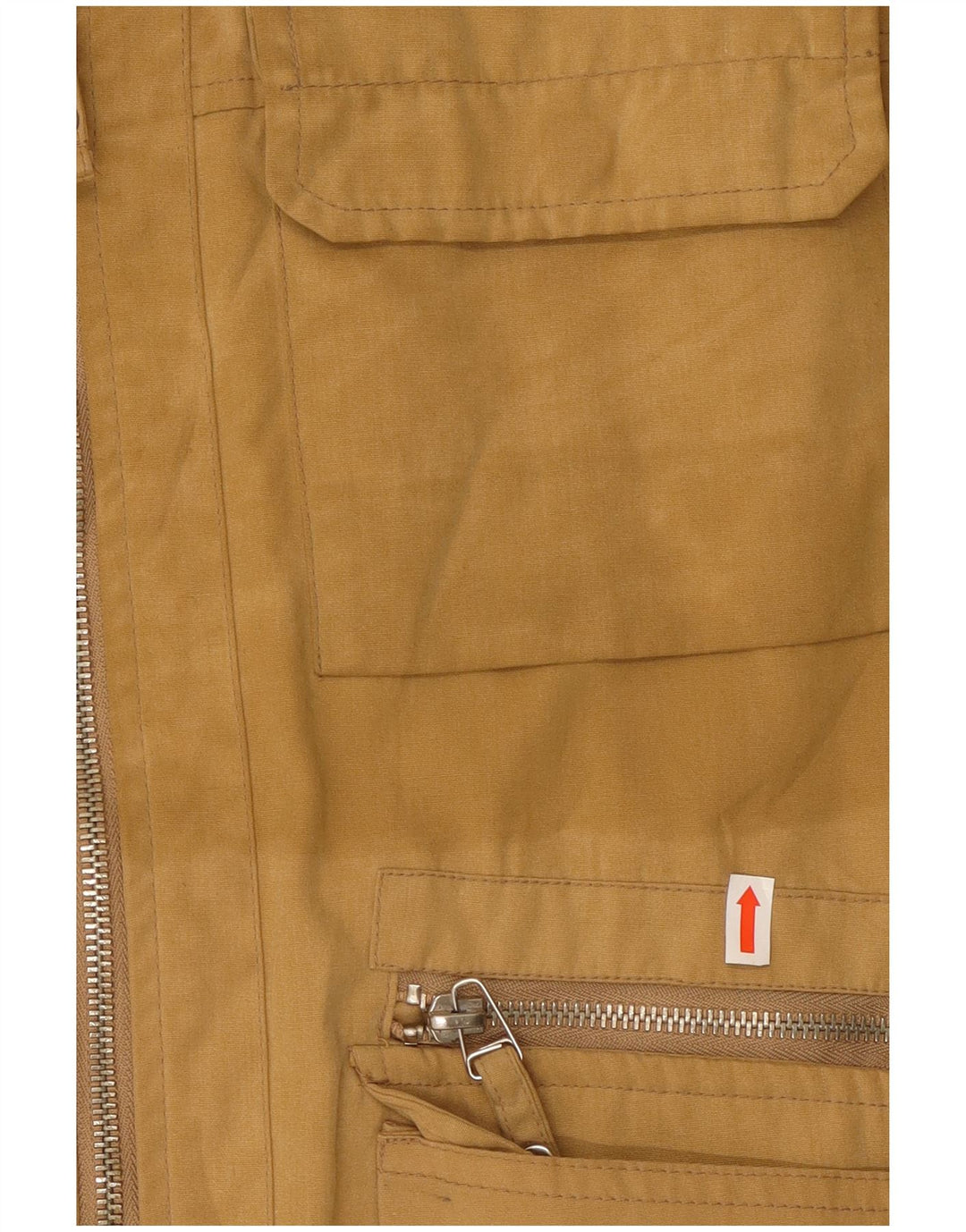SEVEN 7 Gilet utilitaire pour homme UK 40 Large Beige Coton