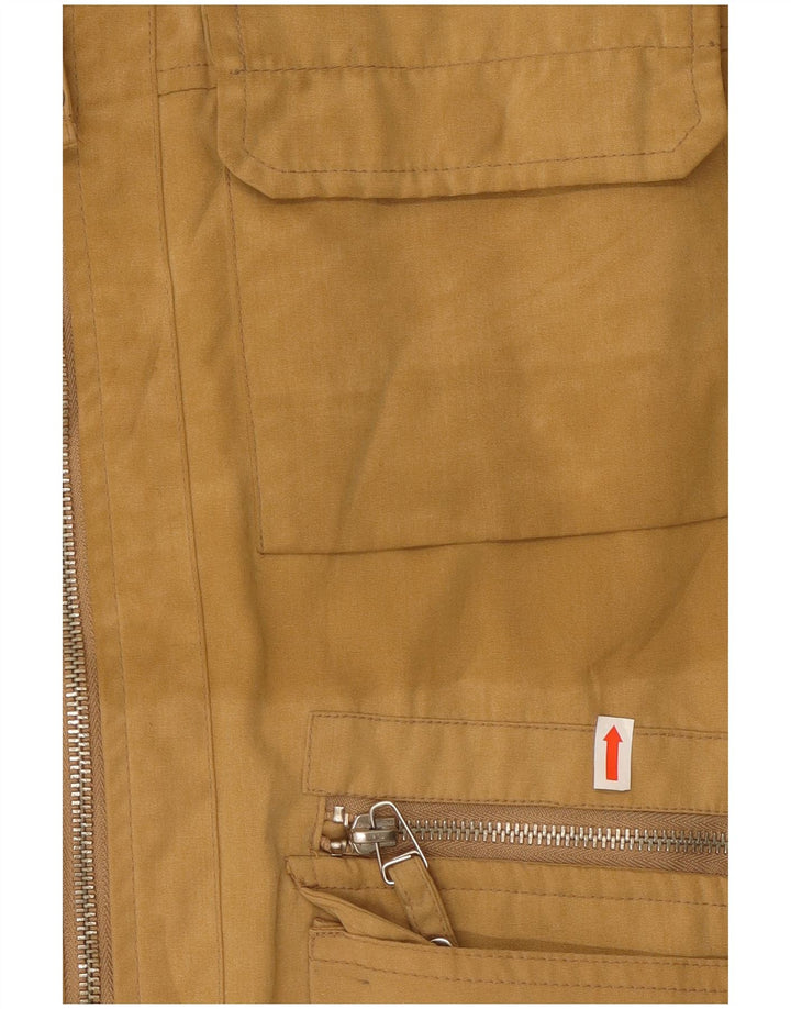 SEVEN 7 Gilet utilitaire pour homme UK 40 Large Beige Coton