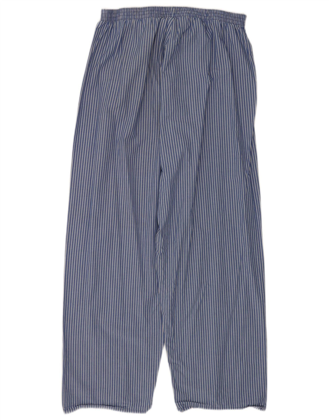 Marks & Spencer Pantalon décontracté pour homme Medium W33 L26 Bleu à fines rayures