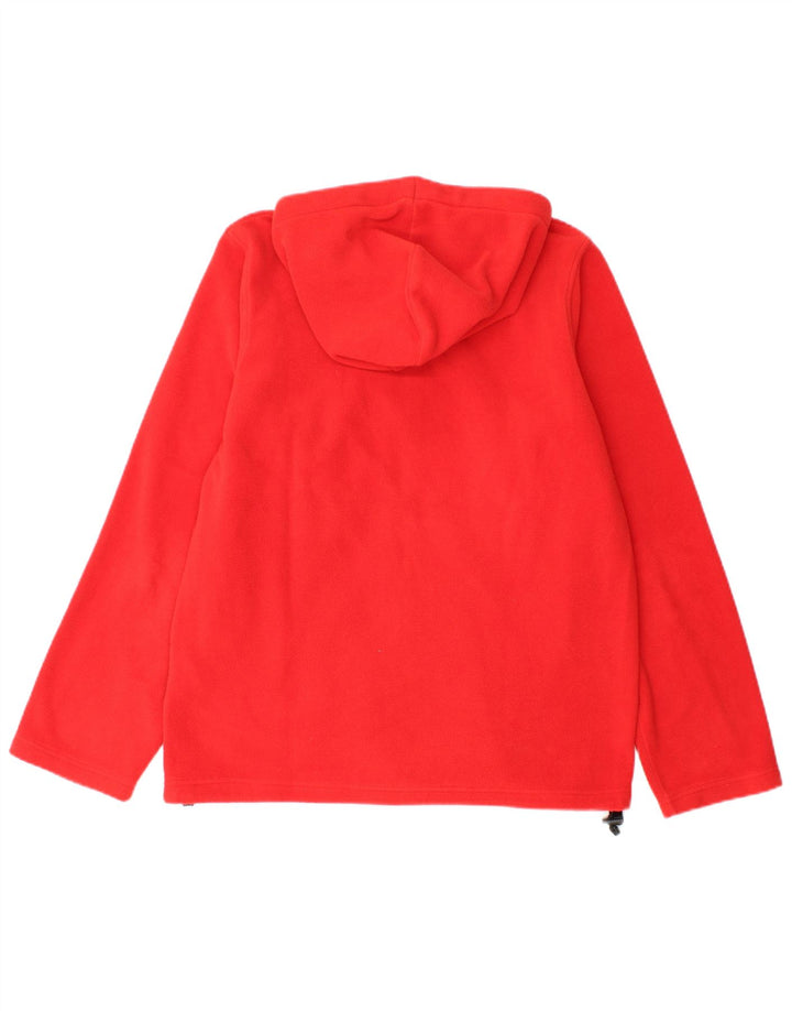 Brugi Veste polaire à capuche pour homme UK 36 Petit Rouge Colorblock Polyester