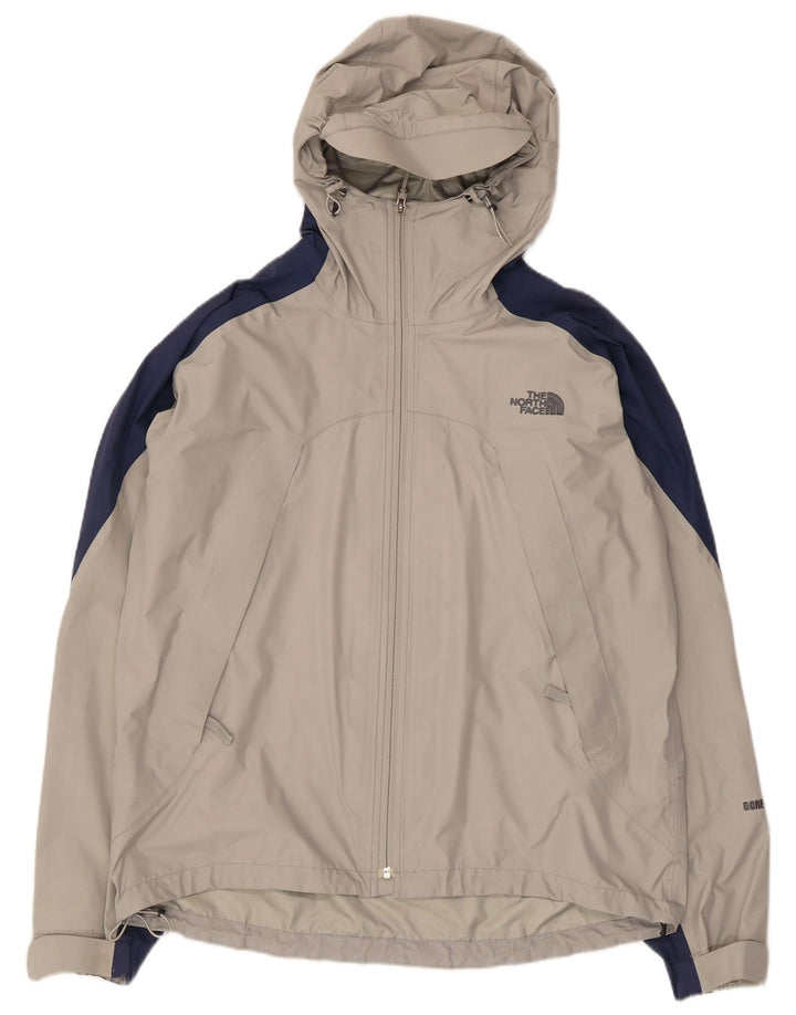 The North Face Veste coupe-vent à capuche pour homme UK 38 Gris moyen Colourblock