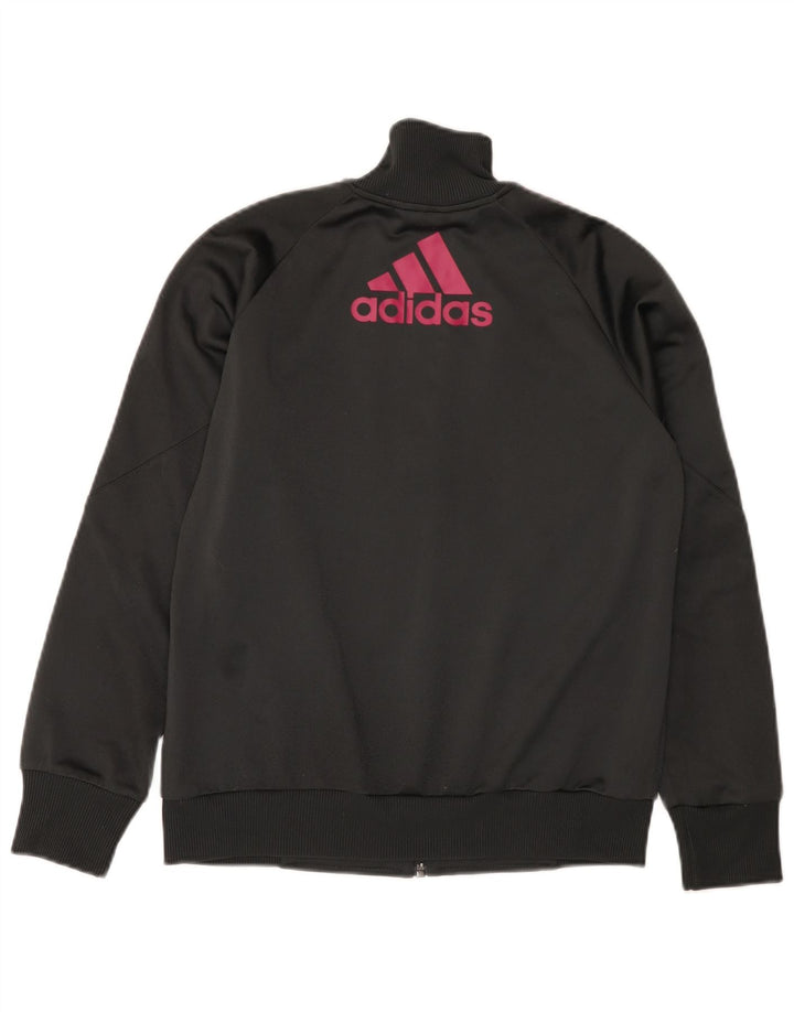 ADIDAS Veste de survêtement graphique pour fille 13-14 ans Noir Colourblock