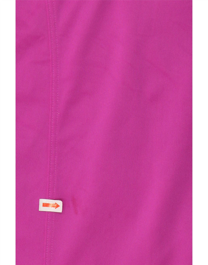ADIDAS Pull à capuche zippé Climalite pour femme UK 16/18 Grand colorblock rose