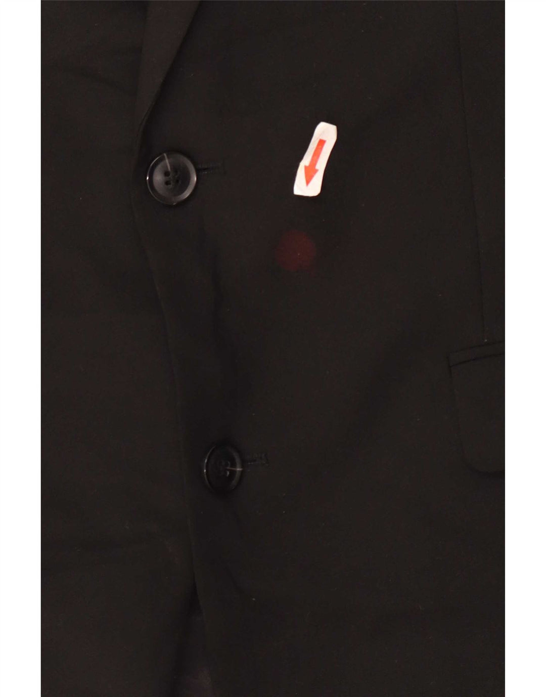 John Lewis Veste blazer à 2 boutons pour homme UK 40 Large Noir Polyester