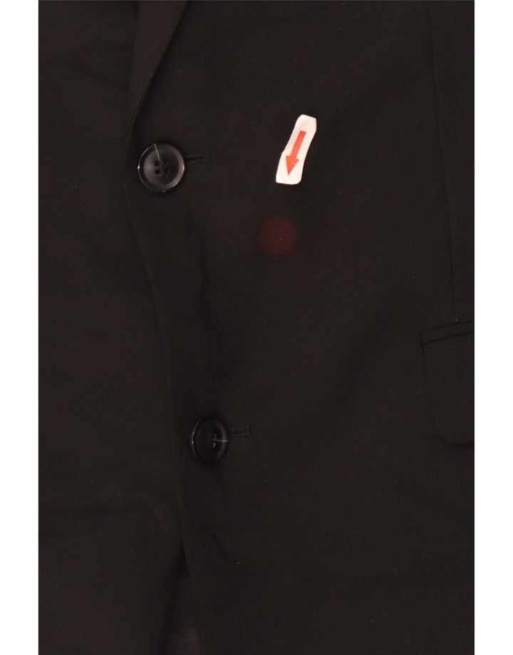 John Lewis Veste blazer à 2 boutons pour homme UK 40 Large Noir Polyester