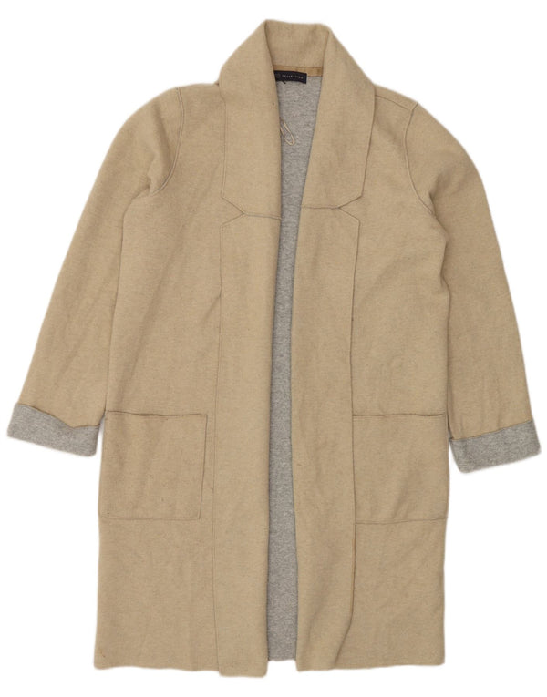 Marks & Spencer Manteau ouvert pour femme UK 14 Gris moyen Polyester