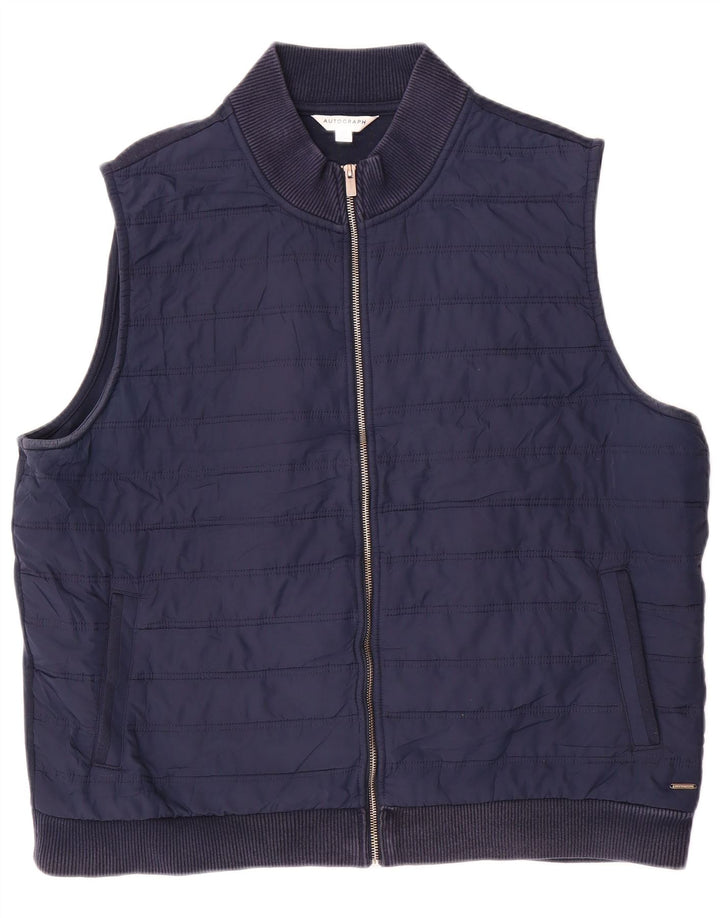 Marks & Spencer Veste de survêtement autographe pour homme 2XL Bleu marine