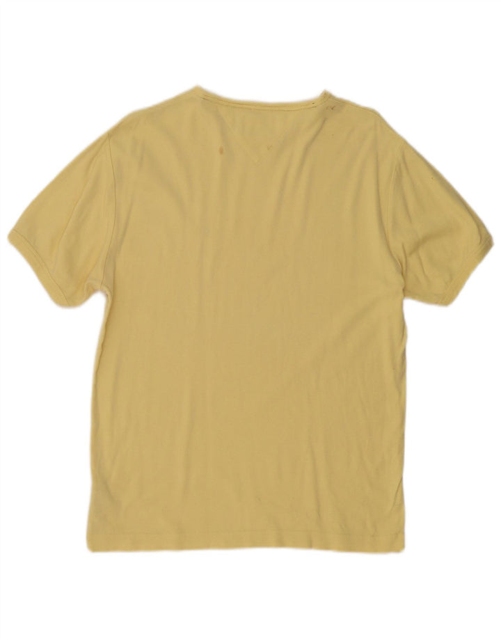Tommy Hilfiger T-Shirt Homme Jaune Moyen Coton