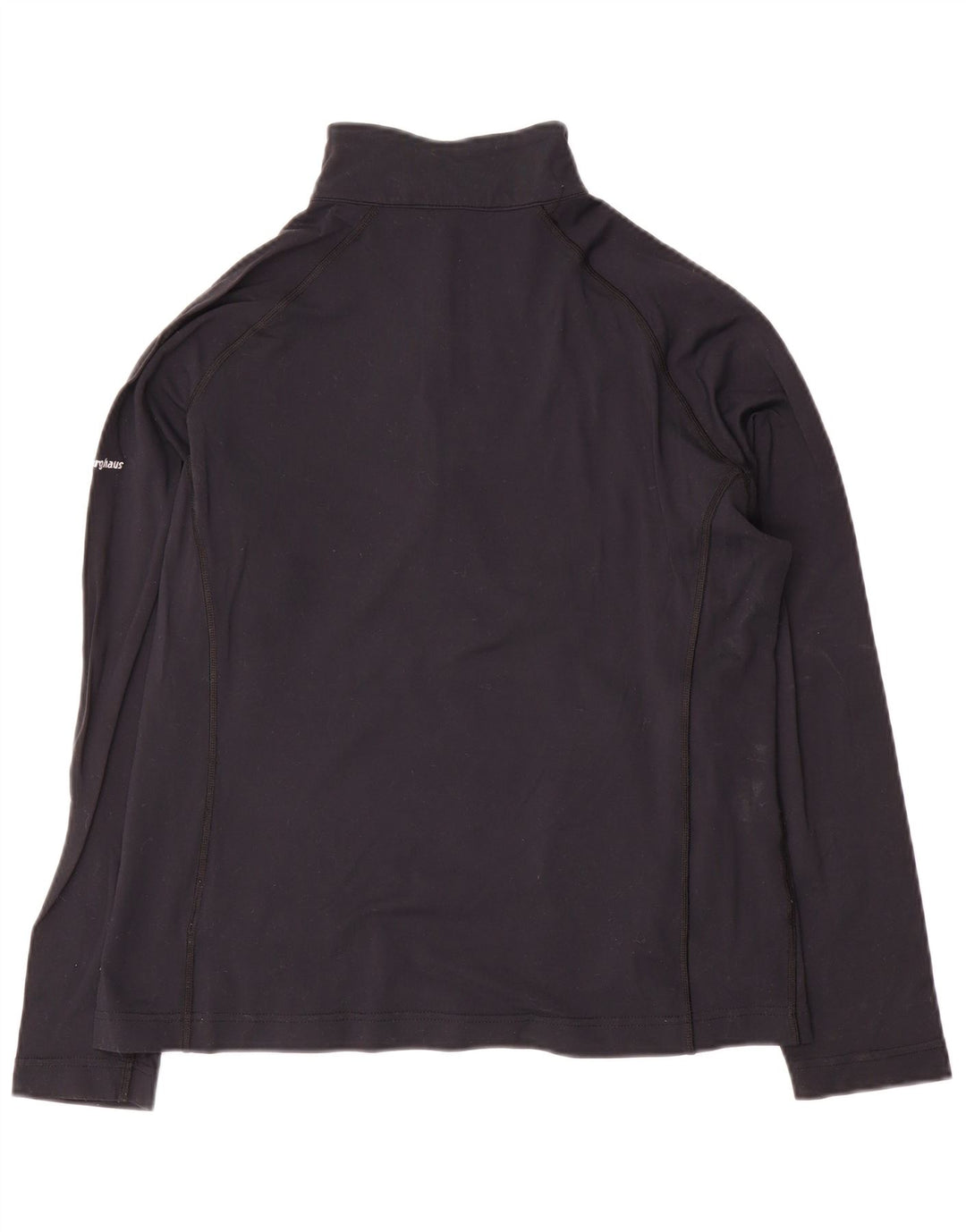 Berghaus Haut de survêtement à col zippé pour femme UK 14 Large Bleu Marine Nylon