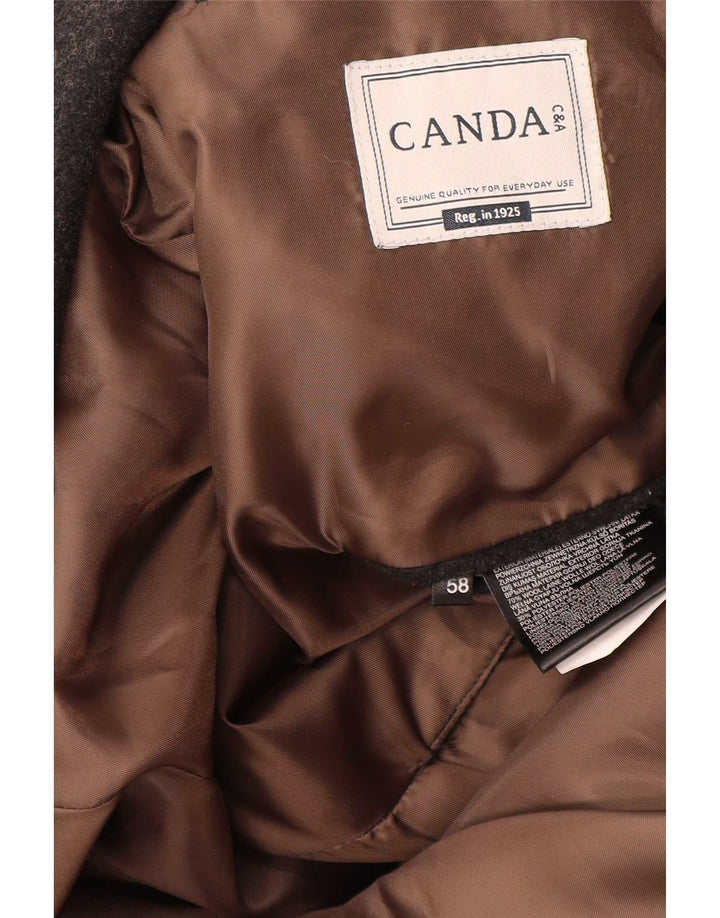 C&A Veste Blazer Canda 2 Boutons Homme EU 58 4XL Gris Laine