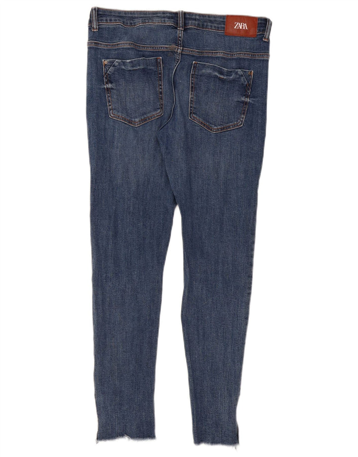 Zara Jean skinny pour femme EU 40 Medium W30 L27 Bleu
