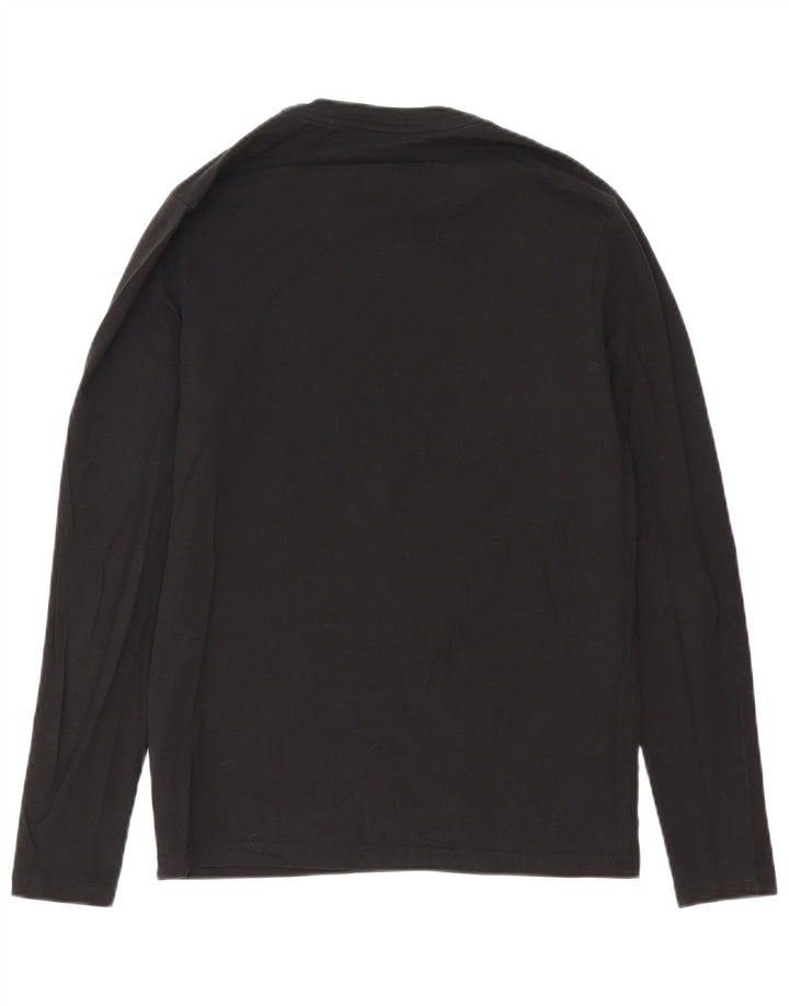 Hugo Boss Haut à manches longues pour hommes Petit coton noir
