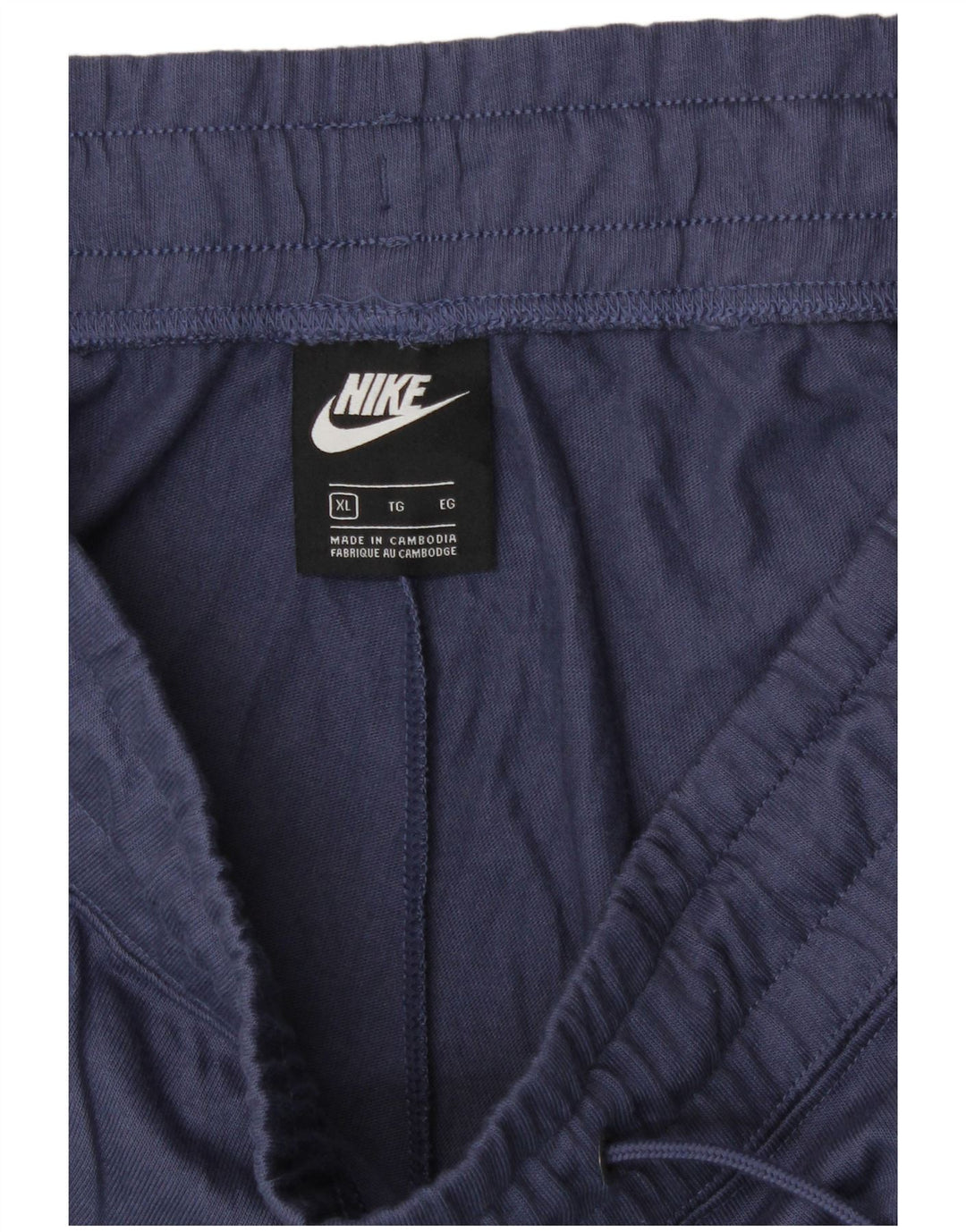 NIKE Pantalon de survêtement pour femme UK 18 XL Bleu marine Polyester