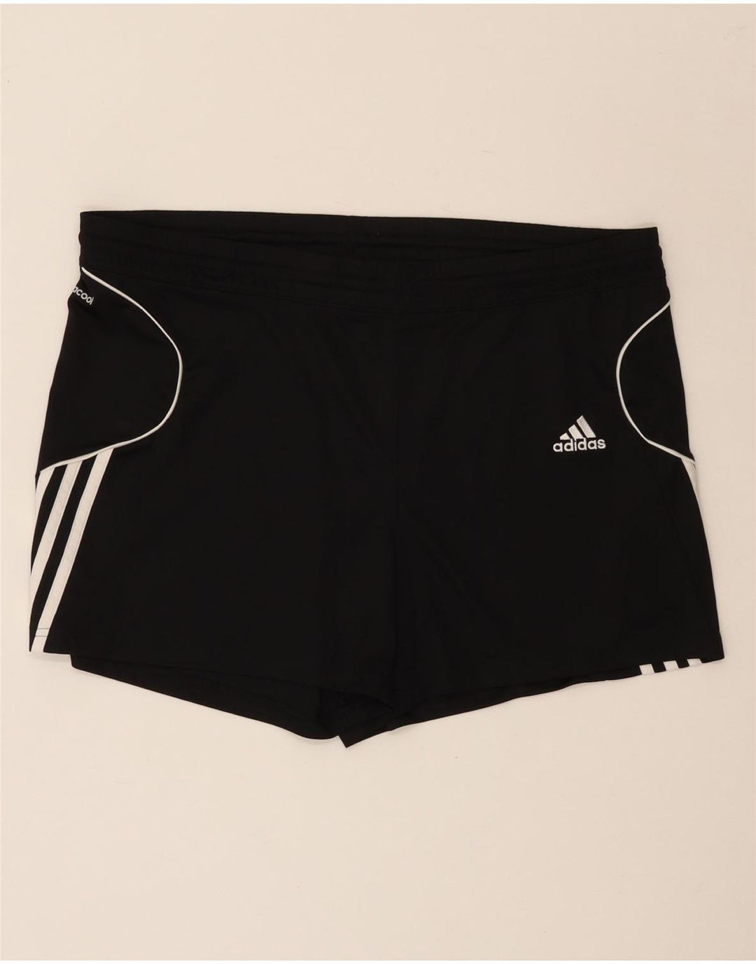 ADIDAS Short de sport Climacool pour femme UK 12/14 Noir moyen