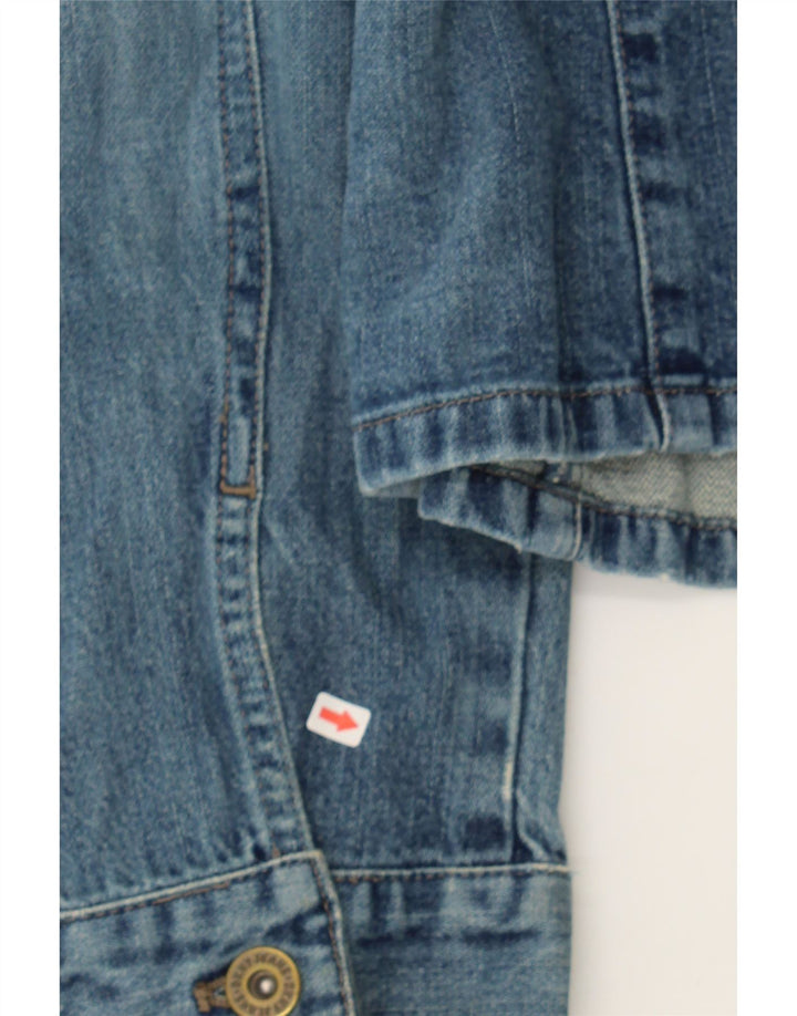 DKNY Womens Denim Jacket UK 14 Large Blue Cotton Vintage Dkny and Second-Hand Dkny from Messina Hembry 