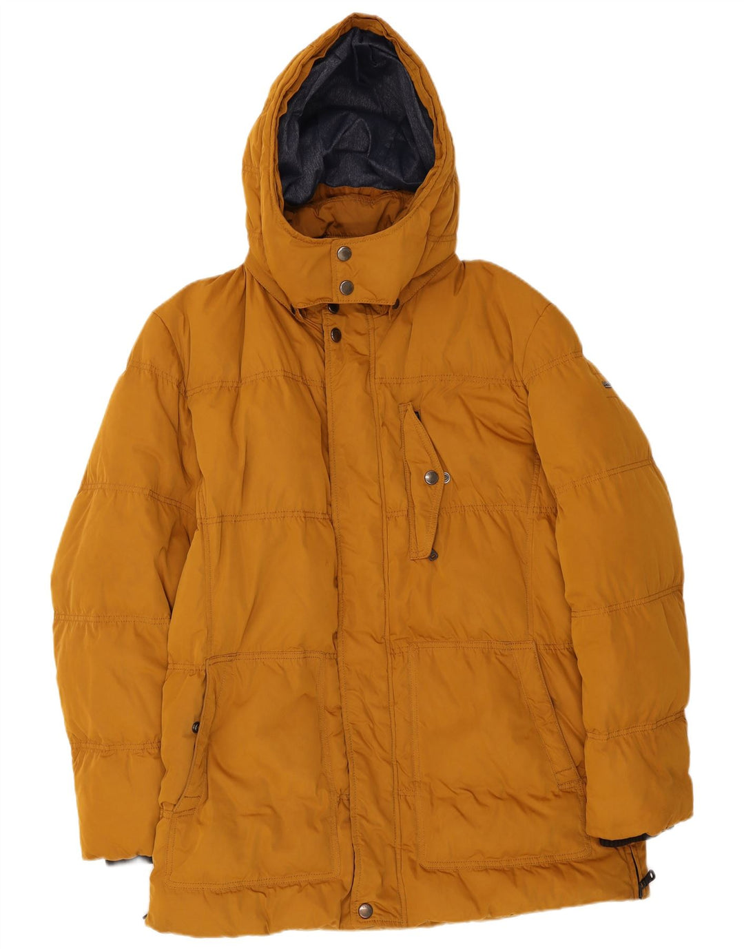 Hugo Boss Veste matelassée à capuche pour homme UK 40 Large Jaune