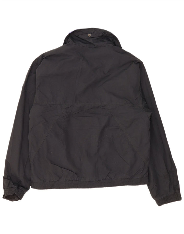 Eddie Bauer Veste coupe-vent pour homme UK 36 Petit nylon noir