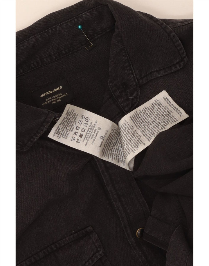 JACK & JONES Chemise en Jean Homme Noir Moyen Coton