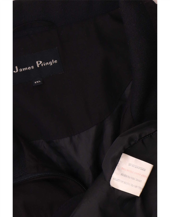 James Pringle Veste Bomber Homme UK 44 2XL Bleu Marine Coton