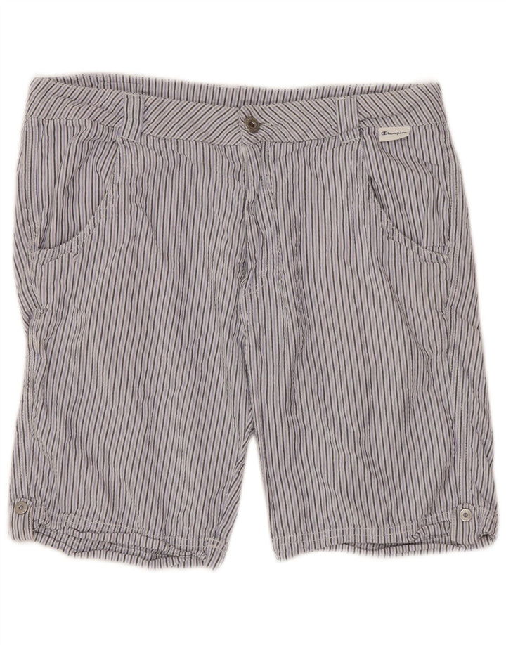 CHAMPION Short Chino Femme Petit W27 Violet Pinstripe