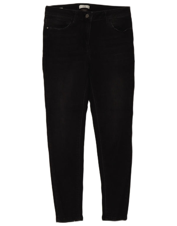 Oltre Jean skinny pour femme UK 10 Small W30 L28 Noir Coton