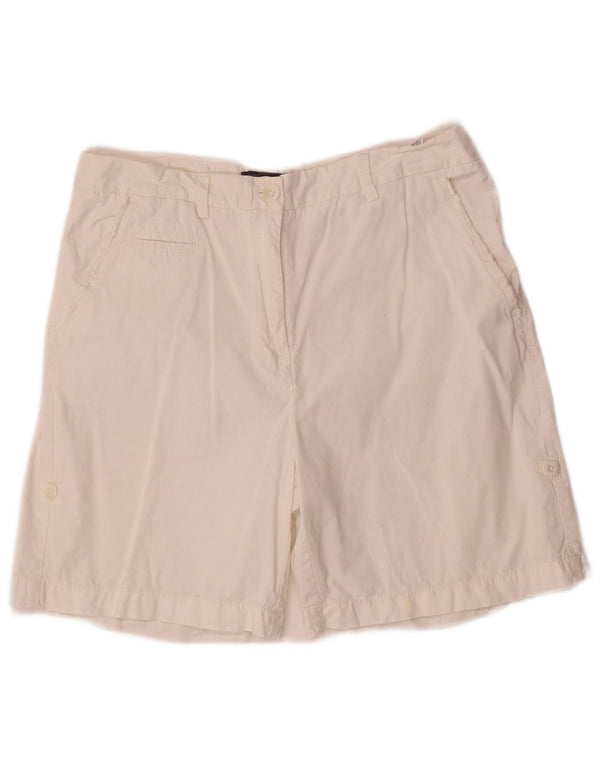 Marks & Spencer Short chino pour femme UK 12 Medium W30 Coton blanc cassé
