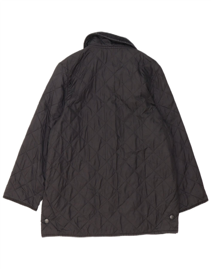 Barbour Veste matelassée pour femme UK 18 XL Noir Polyamide