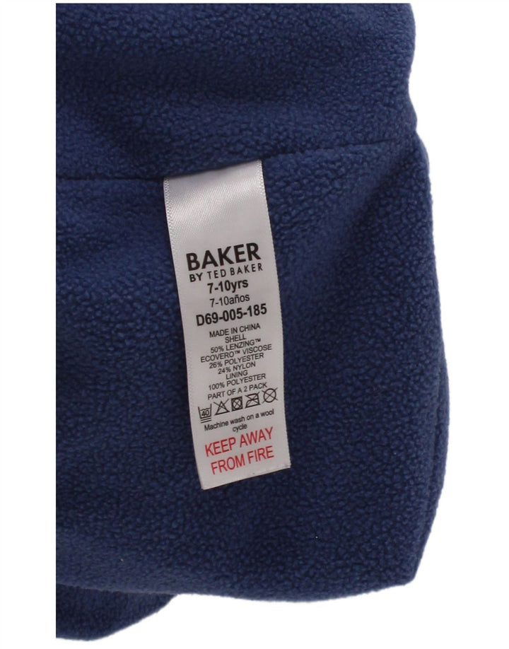 Ted Baker Bonnet en tricot garçon 9-10 ans Bleu Viscose
