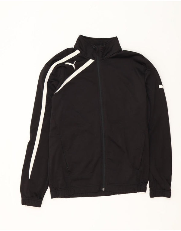 Puma Veste de Survêtement Homme Noir Moyen Polyester Colorblock