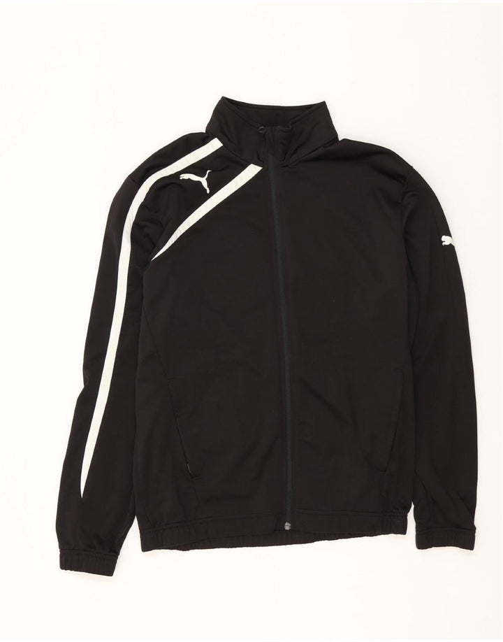 Puma Veste de Survêtement Homme Noir Moyen Polyester Colorblock