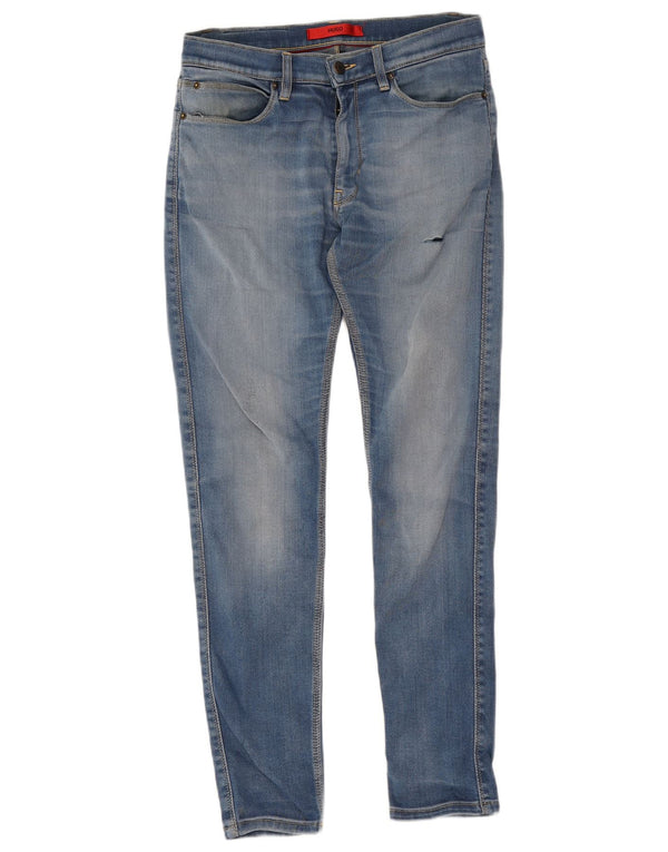 Hugo Boss Jean skinny W29 L32 en coton bleu pour femme